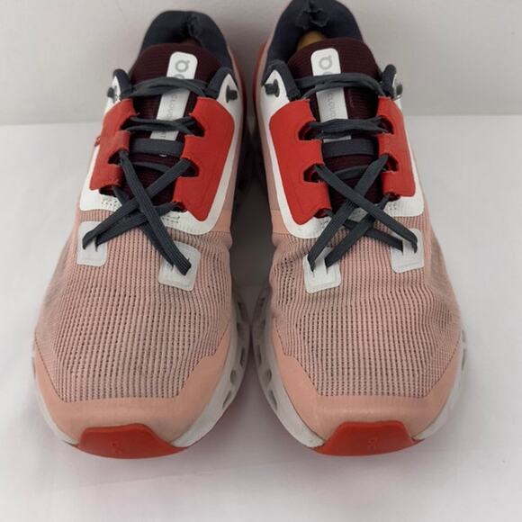 On Cloudstratus pink and red running shoes‎ - Picture 2 of 9
